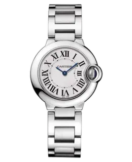 Authentic Cartier Ballon Bleu Women's Watch - Model WSBB0067, Silver Opaline Dial