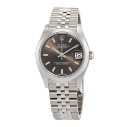 Rolex Datejust 31 Automatic Chronometer Dark Grey Dial Ladies Watch