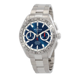 Alpina Alpiner 4 Chronograph Automatic Blue Dial Mens Watch al-860lns5aq6b