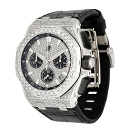 Audemars Piguet Royal Oak Offshore Chronograph Automatic Diamond Silver Dial Mens Watch 26423bc.zz.d002ca.01