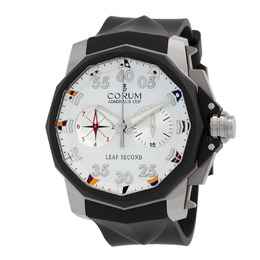 Corum Admiral Cup Chronograph Automatic White Dial Mens Watch a895/04302