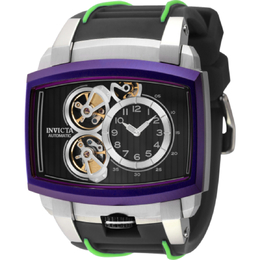 Invicta Akula Series 41699 Automatic Mens Gunmetal Dial Watch with Silicone Strap
