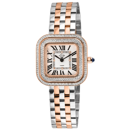 Gevril Bellagio Quartz White Dial Ladies Watch 12134B