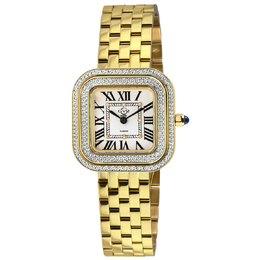 Gevril Bellagio Quartz White Dial Ladies Watch 12132B