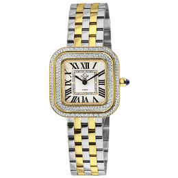 Gevril Bellagio Quartz White Dial Ladies Watch 12133b