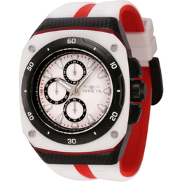 Invicta 46109 Speedway Chronograph White Dial Mens Watch