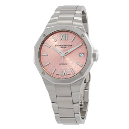 Baume & Mercier Riviera Automatic Pink Dial Ladies Watch m0a10675
