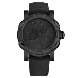 Romain Jerome Moon Dust Black Dial Mens Watch rj.md.au.101.20