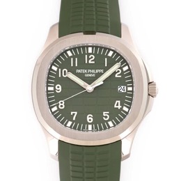 Patek Philippe Aquanaut Jumbo Automatic Green Dial Mens Watch 5168g-010