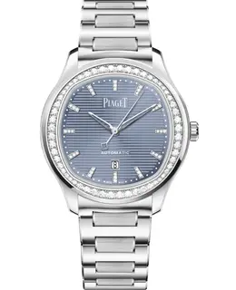 Piaget Polo Date Blue Dial Steel Women's Watch Model G0A47027