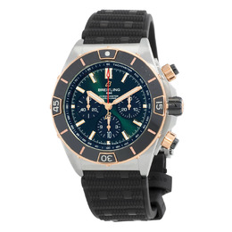 UB0136251L1S1 Breitling Super Chronomat B01 Chronograph Automatic Chronometer Green Dial Mens Watch