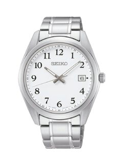 Мужские часы Neo classic SUR459P1 со стальным и серебряным ремешком Seiko, серебро 8434103460010 | plata
