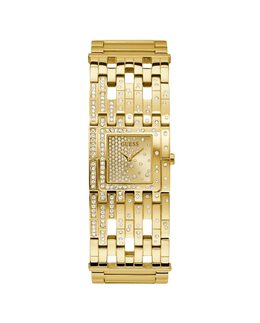 Женские часы Waterfall GW0441L2 со стальным и золотым ремешком Guess, золотой 91661526596 | oro