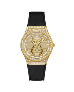 Женские силиконовые часы Princess GW0439L2 с черным ремешком Guess, черный 91661526855 | negro