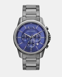 Экологичные мужские часы AX1731 Steel Chronograph Armani Exchange, серый 4064092140279 | gris