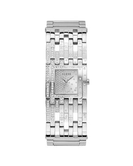 Женские часы Waterfall GW0441L1 со стальным и серебряным ремешком Guess, серебро 91661526602 | plata