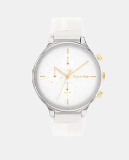 Женские часы Energize 25200244 Steel Mesh Calvin Klein, белый 7613272516747 | blanco