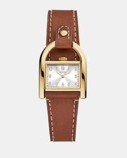 Harwell ES5264 Коричневые кожаные женские часы Fossil, коричневый 4064092193022 | marrón