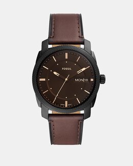 Machine FS5901 Коричневые мужские часы из эко-кожи Fossil, коричневый 4064092122893 | marrón