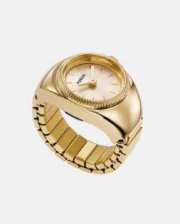 Ring Watch ES5246 золотые женские часы из нержавеющей стали Fossil, золотой 4064092173635 | oro