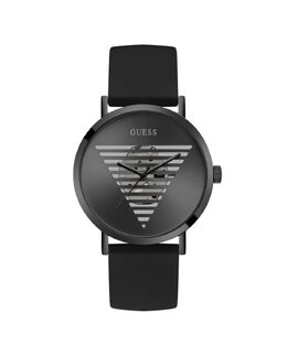 Силиконовые мужские часы Idol GW0503G3 с черным ремешком Guess, черный 91661532269 | negro