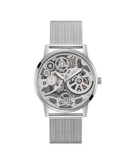 Мужские часы Gadget GW0538G1 со стальным и серебряным ремешком Guess, серебро 91661532016 | plata