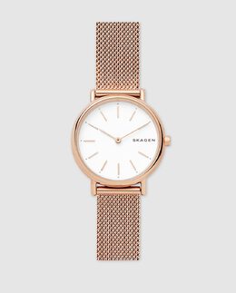 Skagen Signatur SKW2694 Женские часы со стальной сеткой Skagen, розовый 4053858974692 | rosa