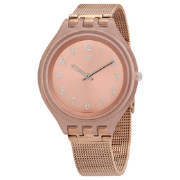 Swatch Skinchic Ladies Quartz Watch svup100m Pink Dial