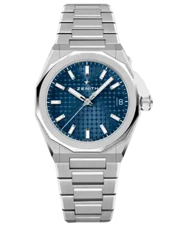 New Authentic Zenith Defy Skyline Blue Dial Steel Women's Watch Model 03.9400.670/51.I001