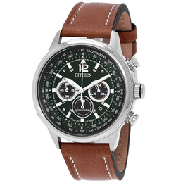 Citizen Chronograph Quartz Green Dial Mens Watch ca4470-15x
