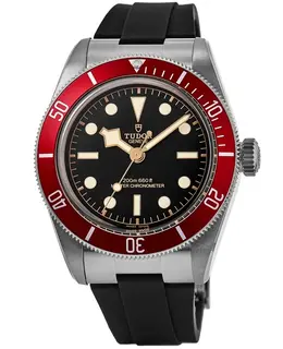 Tudor Black Bay 41 M7941A1A0RU-0002 - Men's Watch, Black Dial & Rubber Strap