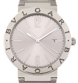 Pre-owned Bulgari Bulgari Bulgari Automatic Silver Dial Mens Watch 103652