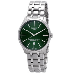 Tissot Chemin Des Tourelles Automatic Green Dial Mens Watch T13940711091