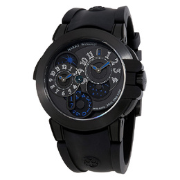 Pre-owned Harry Winston Ocean Dual Time Mens Watch oceatz44zz007