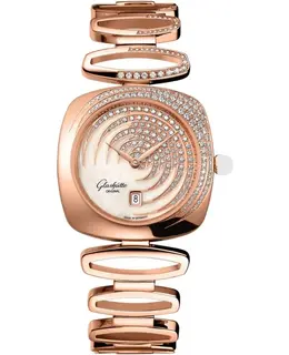 Glashutte Original Pavonina Women's Watch 1-03-01-03-15-11: White Dial with Diamonds