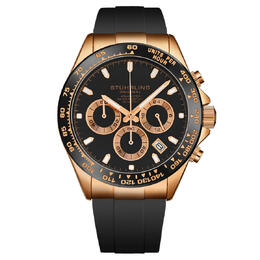 Stuhrling Original Monaco Chronograph Quartz Black Dial Mens Watch M18214