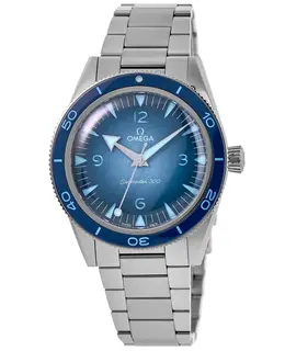 Omega Seamaster 300 75th Anniversary Summer Blue Dial Men's Watch 234.30.41.21.03.002