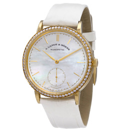 A. Lange & Sohne A. Lange and Sohne Saxonia 18K Yellow Gold Diamond Automatic Ladies Watch 840.021