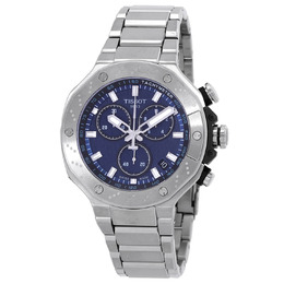 Tissot T-Race Chronograph Quartz Blue Dial Mens Watch - Ref: t141.417.11.041.00