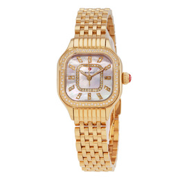 MICHELLE Meggie Quartz Diamond Pink Dial Ladies Watch MWW33B000007