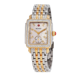Michele Deco Mid Quartz Diamond Ladies Watch MWW06V00 (Article: mww06v000129)