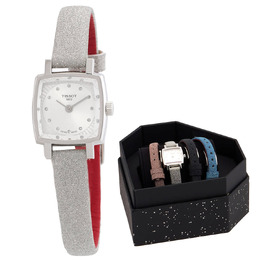 Tissot Ladies Watch - Festive Kit Quartz Diamond Silver Dial T0581091703602