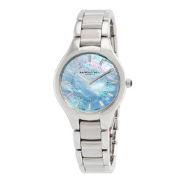 Raymond Weil Noemia 5132-st-97501 Ladies Quartz Watch Blue Mother of Pearl Dial
