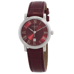 Tissot Carson Premium Ladies Quartz Watch Red Dial T122.210.16.373