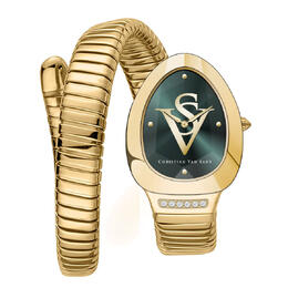 Christian Van Sant Naga Quartz Green Dial Ladies Watch cv0875