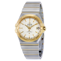 Pre-owned Omega Constellation Silver Dial Mens Watch 123.20.35.20.02.006
