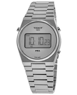 Authentic Brand New Tissot PRX Digital 35mm Silver Dial Steel Unisex Watch t137.263.11.030.00