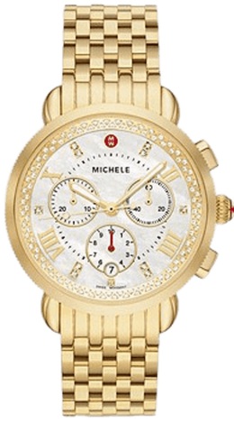 Michele MWW01C000143 Sport Sail Chronograph Quartz Mother of Pearl Dial Diamond Ladies Watch