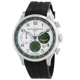 Baume & Mercier Capeland Chronograph Automatic White Dial Mens Watch M0A10305
