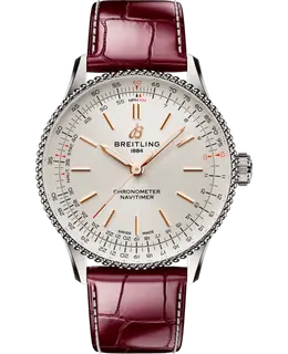 Brand New Authentic Breitling Navitimer Automatic 36 Silver Dial Women's Watch Model A17327211G1P1